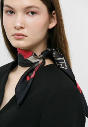 Платок "Вог. Декабрь 1920" (Vogue. December 1920), 100% шёлк, 50х50 см